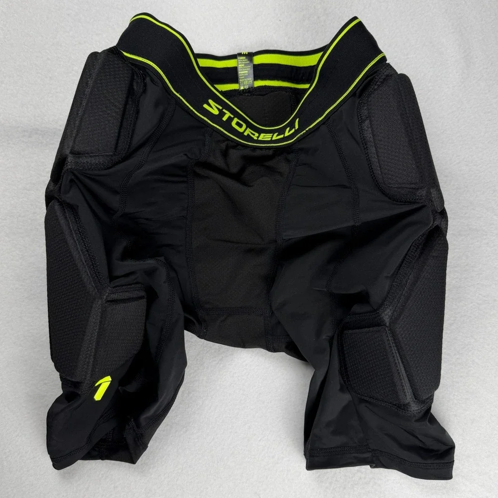 Storelli Men's Bodyshield Goalkeeper Slider Shorts Black Medium